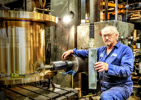 Master Machinist - Bruce Jackson @ US Bronze Foundry and Machine
